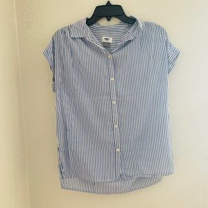 Light blue and white button down- Old Navy